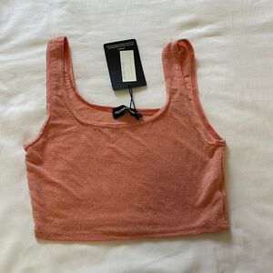 Pink Sparkly Crop Top